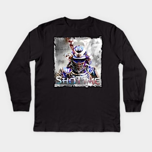 Shohei Ohtani - ShoTime - Los Angeles Dodgers Samurai 04 Kids Long Sleeve T-Shirt